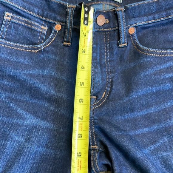 Madewell Women’s 9” High Rise Skinny Jeans, Dark Wash, size 25 - Picture 5 of 10